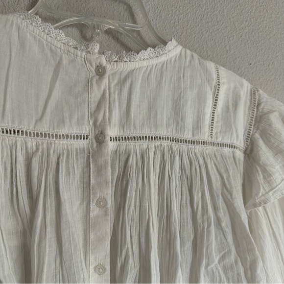 SOLD!!! Free people lace gauze top size small - Picture 8 of 8